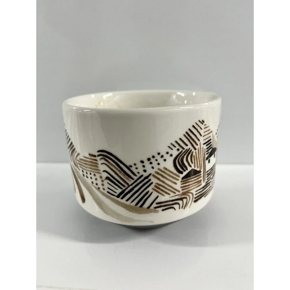 Starbucks Coffee Mug Artisan 2014 Series 03/08 Brown House Land Ceramic Canadian - Picture 11 of 13
